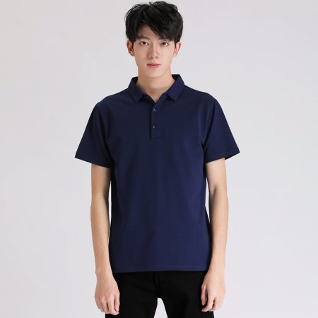 2026 Men's Short Sleeve Polo Shirt, Loose Fit, Lapel Design, Summer Casual Top, 100% Cotton, Plus Size, Mesh Quick-Drying T-Shirt