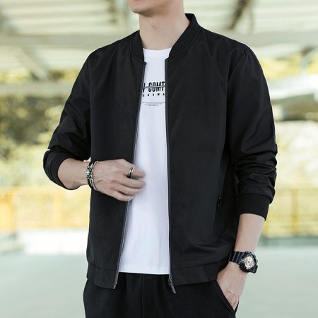 Men's Spring & Autumn Jacket, New Korean Style, Trendy Casual Outfit, Plus Size